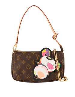 Louis Vuitton x Murakami Pochette Accessoires,Canvas,Mono, NFC,S/DB/B/, 4*